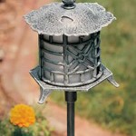 Hadco OP1 and OPL1 9 1/2" Pagoda Oriental Path Light