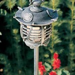 Hadco VPL1-G Cast Aluminum Pagoda Oriental Low Voltage Path Light