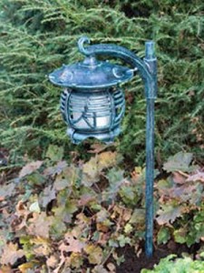 Hadco VPS2 and VPSL2 Cast Aluminum Pagoda Oriental Low Voltage Path Light