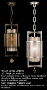 Fine Art Lamps Lantern 590040 from the Singapore Moderne Collection