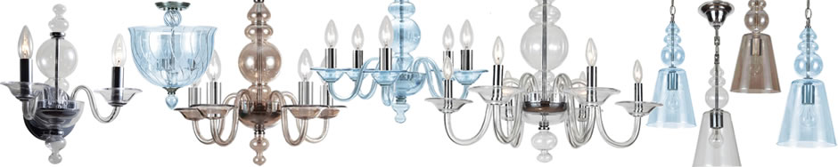 Glass Chandeliers