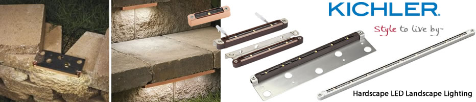 Kichler Design Pro LED 12V Hardscape Deck, Step and Bench Landscape Lighting