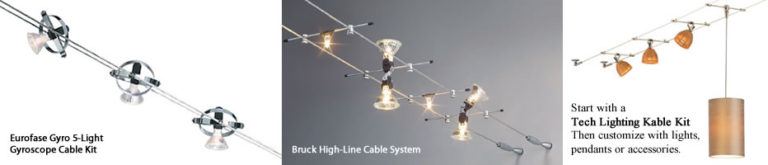 Track Lighting – Beyond the Basics – Cable Lighting