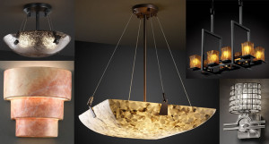 Justice Design Group allows you to customize your chandelier or other lighting to get exactly the look you like.