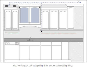 Kichler 12V LED Tape Light Installation Instructions for Dry Locations