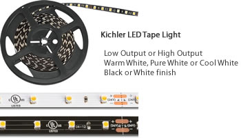 Kichler 12V LED Tape Light Installation Instructions for Dry Locations Determine the number and length(s) of tape.