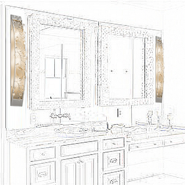 Kichler 45293CH Bath Bars from the Jardine Collection