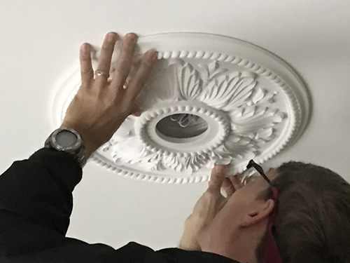 How to Easily Install a Ceiling Medallion