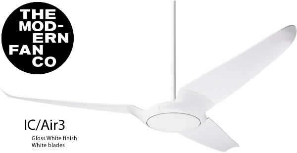 Modern Fan’s IC/Air3 fan by Guto Indio da Costa Cools a Coastal Sleeping Porch