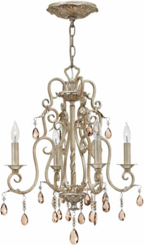 French Country Style - Hinkley Lighting 4774SL Chandelier from the Carlton Collection