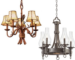 Beach & Rustic Small Chandeliers