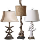Coastal Style Table & Floor Lamps