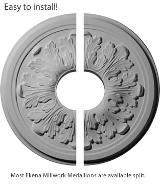 Split Ceiling Medallions, Easier than Ever to Install!