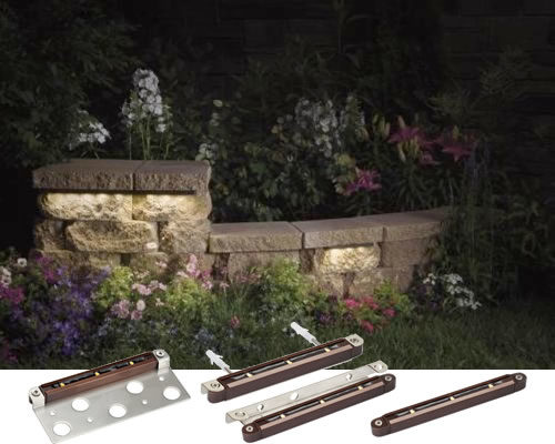 Kichler Design Pro LED 12V Hardscape Deck, Step and Bench Landscape Lighting