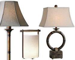 Oriental Table Lamps add Asian elements to add to any decor. 