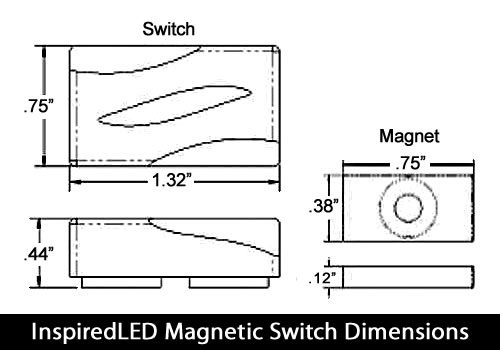 InspiredLED Magnetic Switch Specifications