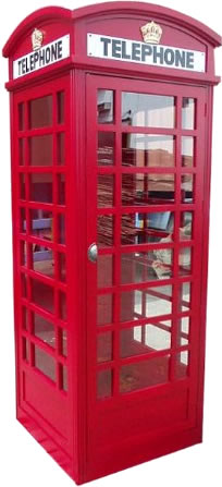 D-Art Collection CBN050 7’ 4” Big London Telephone Booth