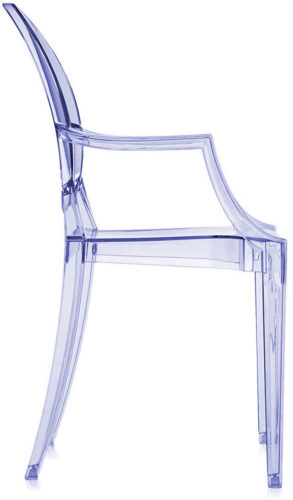 Louis Ghost Chairs are available in a variety of beautiful translucent and transparent colors.