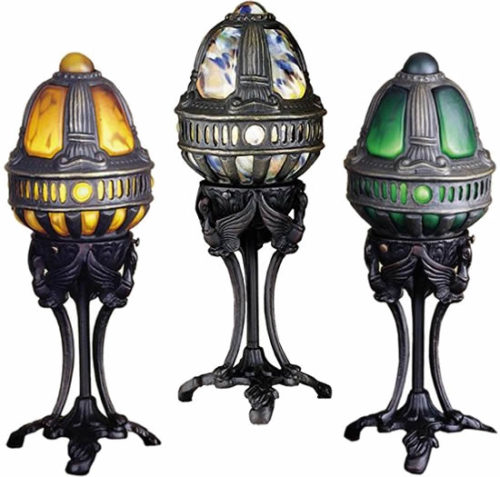 Meyda Castle Swan Gothic Accent Lamps
