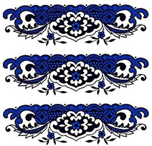 Blue Willow Decals - Blue Willow Bathroom Accessories - myDesign42