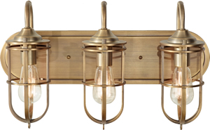 Murray Feiss VS36003-DAB 3-Light Urban Renewal Dark Antique Brass Vanity Strip - Ship Lights – Three Styles - myDesign42