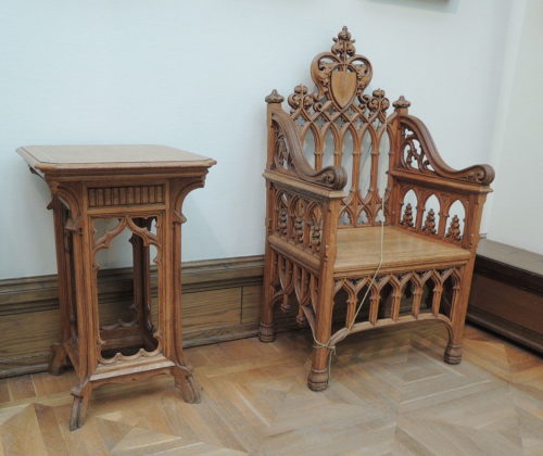 Furniture in the Tretyakov Gallery photo by Shakko - Medieval Influence on Arts and Crafts Style - myDesign42