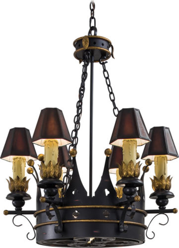 Metropolitan N6108-20 Crown Chandelier from the Montparnasse Collection