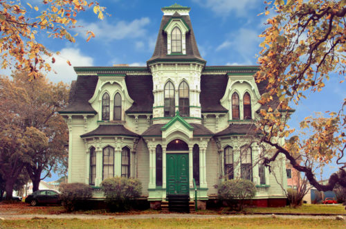 House on the corner of Lancaster Avenue and Edward Avenue in Saint John, New Brunswick, Canada Photo by Julien Duguay - Medieval Influence on Arts and Crafts Style - myDesign42