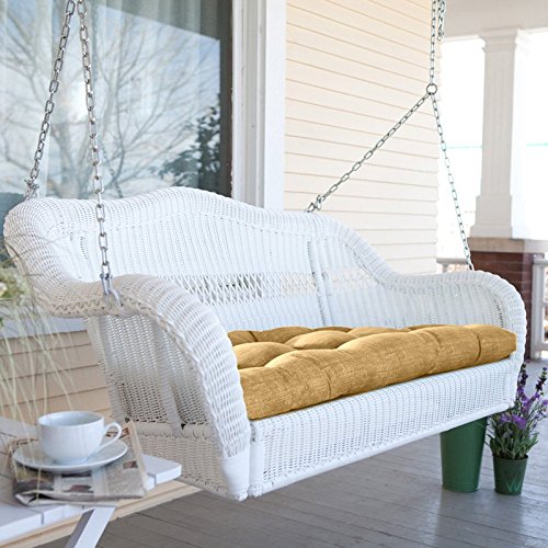 Coral Coast Casco Bay Resin Wicker 43” Porch Swing - This porch swing has the look of traditional wicker made of resin at a very affordable price. It is smaller. More of a love seat size, at 43 inches. - How to choose a relaxing Porch Swings that fits your budget and personalize it to fit your style – mydesign42