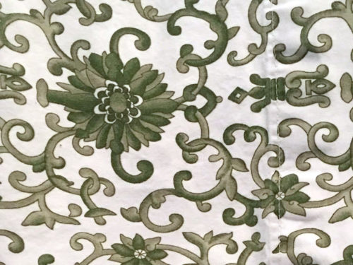 Ralph Lauren in Olive Green - I think this is Tamarind Scroll - Ralph Lauren Chinoiserie