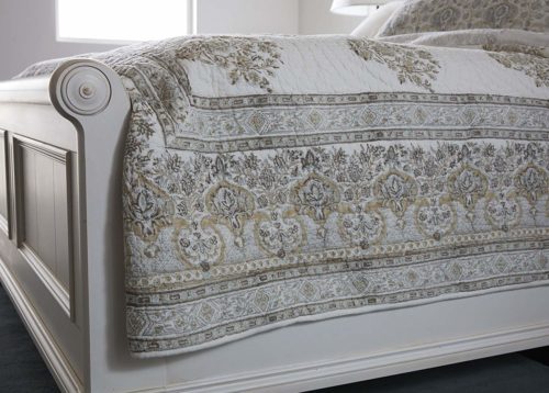 Bedroom with Ethan Allen Robyn Sleigh Bed – my Design42