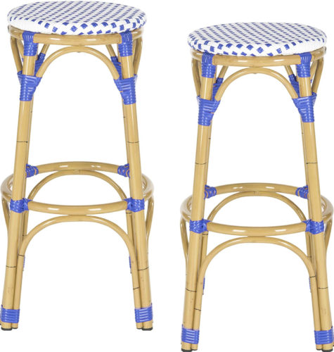 Kipnuk Rattan Bar Stools from Safavieh Home - Rattan Bar Stools - www.mydesign42.com