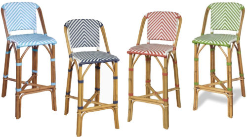 Progressive International Rum Point Counter Height Bar Stool - Rattan Bar Stools - www.mydesign42.com