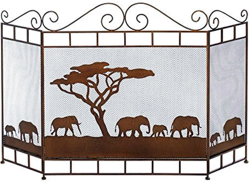 Savannah Fireplace Screen Eye-catching and Practical Fireplace Screens – my Design42