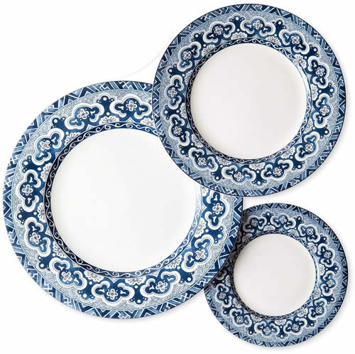 Ralph Lauren Empress Plates - Ralph Lauren Blue and White Chinoiserie Fine China Dinnerware- my Design42