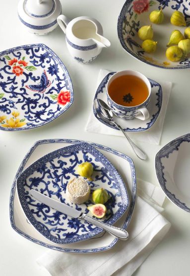 Ralph Lauren Blue and White Chinoiserie Fine China Dinnerware – my design42