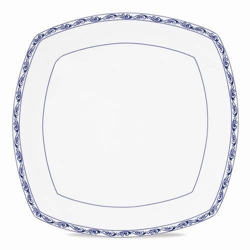 Ralph Lauren Mandarin Blue 10" Square Dinner Plate - Ralph Lauren Blue and White Chinoiserie Fine China Dinnerware- my Design42