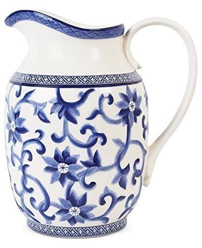 Ralph Lauren Mandarin Pitcher - Ralph Lauren Blue and White Chinoiserie Fine China Dinnerware- my Design42