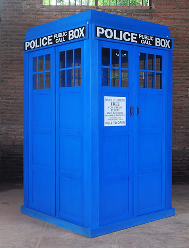 The Tardis assembles easily and can also be taken back down to store or move. - Love The Doctor? Full Size Police Call Box Tardis – Doctor Who Gift