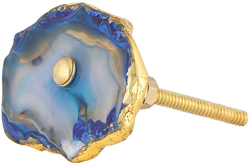 An agate cabinet pull handle - Enhance Your Home with Blue Agate –A Beautiful Natural(ish) Mineral – myDesign42