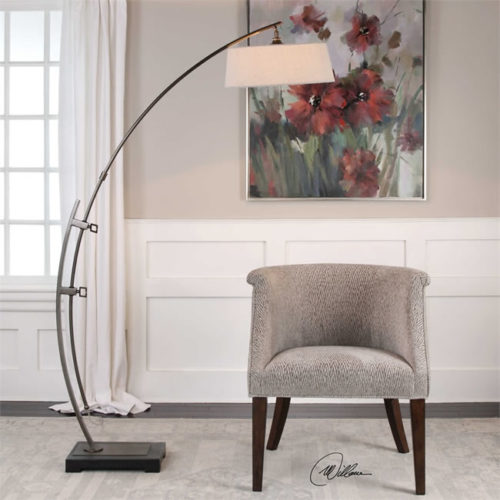 Uttermost 28135-1 Calogero Arc Floor Lamp