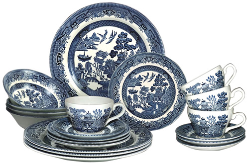 Churchill Blue Willow China - Blue Willow China - It's really not hard to find now
