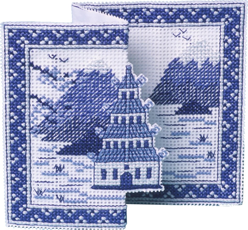 Blue Willow Cross Stitch Projects