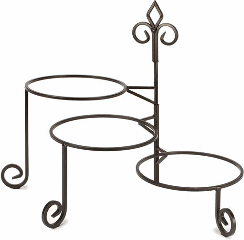 Pie Rack - Blue Willow 2-Tier and 3-Tier Servers and Cake Stands - myDesign42