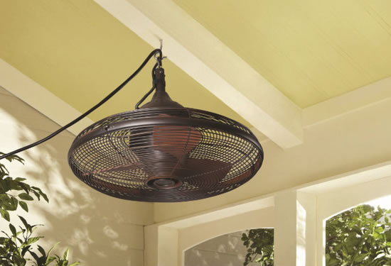 Allen + Roth L1120H Valdosta Portable Outdoor Wet Location Ceiling Fan