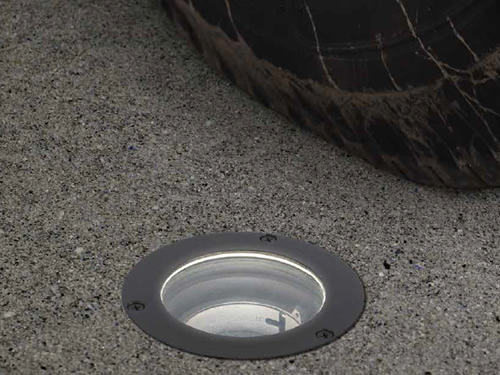 WAC Lighting Inground and Indicator LED Landscape Lighting are factory sealed and water tight. They are suitable for immersion under water and can be fitted into concrete and driven over. 