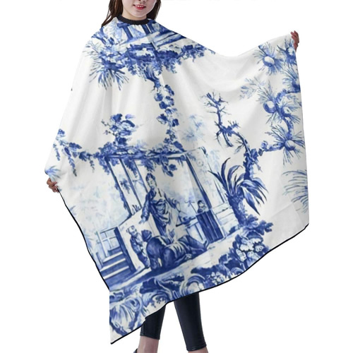 Chinoiserie Landscape Toile Salon Cape 