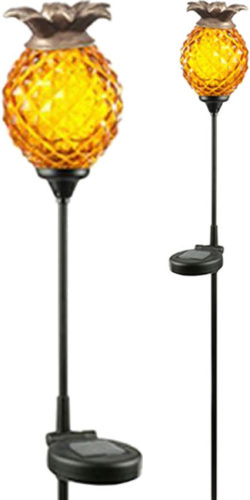 Hampton Bay Solar Glass Pineapple Path Light