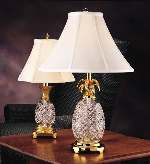 Waterford Crystal Hospitality Pineapple Table Lamps
