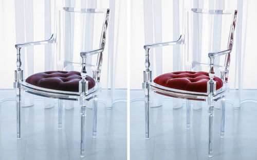 Marilyn Acrylic Chairs and Benches